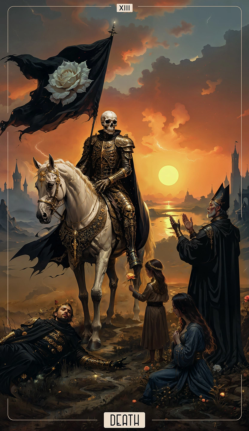 XIII - DEATH | Major Arcana Tarot Card Meaning